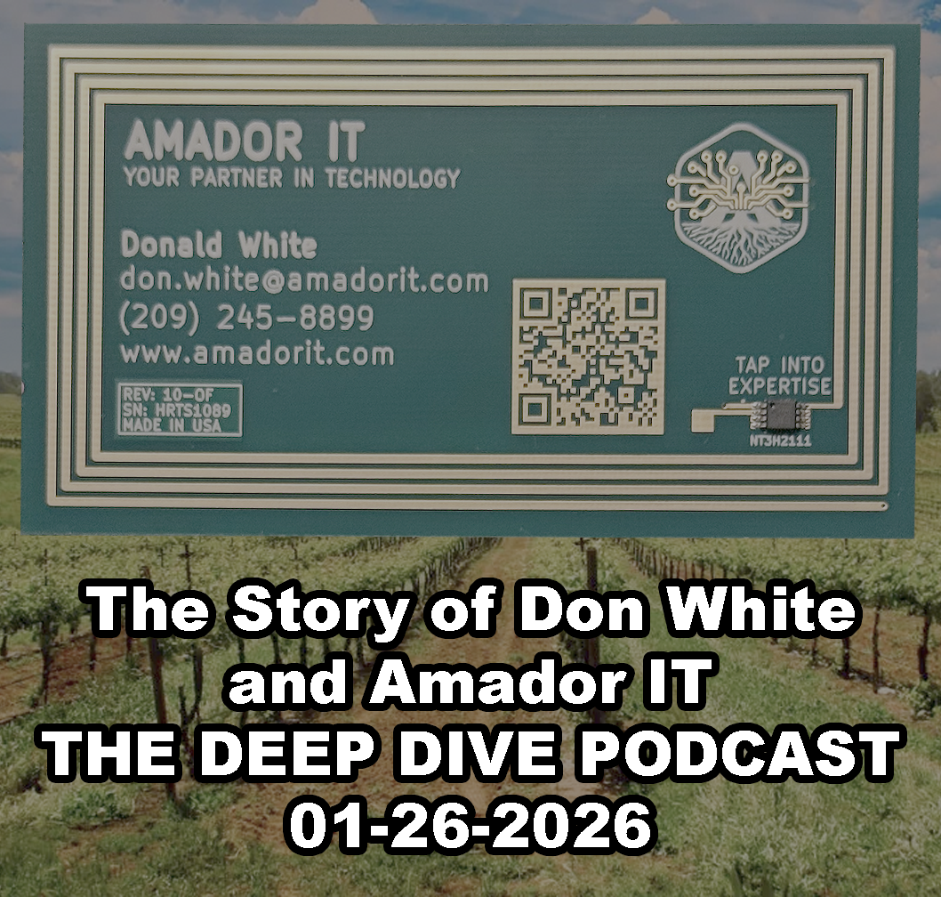 The Story of Amador IT Podcast